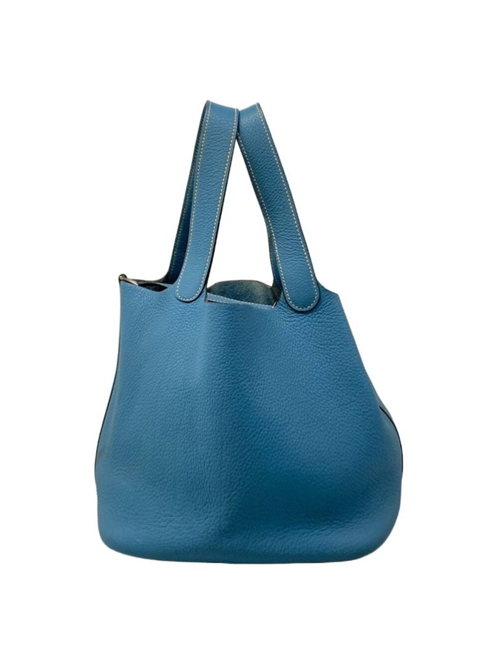 Hermes Handbag Picotin PM Blue Jean Silver - Picture 3 of 15